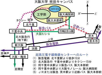 大阪の北部に吹田キャ
ンパスはあります